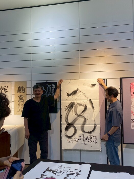【新聞稿】「心流之境Ⅰ～達人講座暨揮毫展演」吳季如揮灑筆墨展現書藝魅力圖片